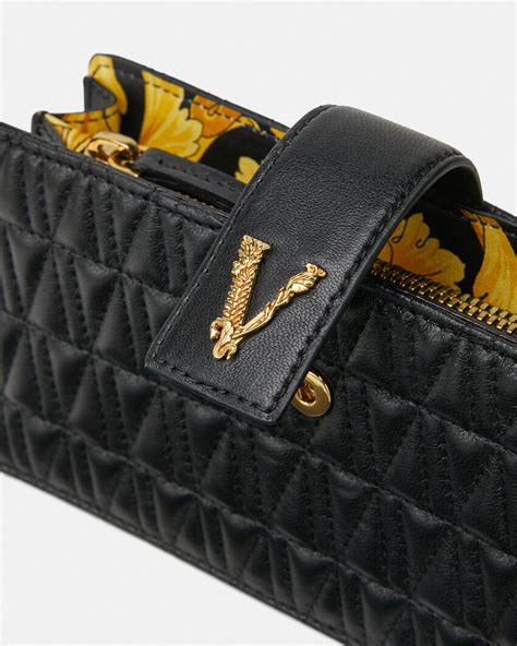 versace virtus|versace black label purses.